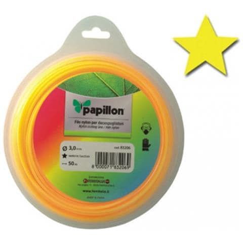 Filo nylon per decespugliatore 50 mt Ø : 3 mm Profilo: Stella Papillon - Foto 3