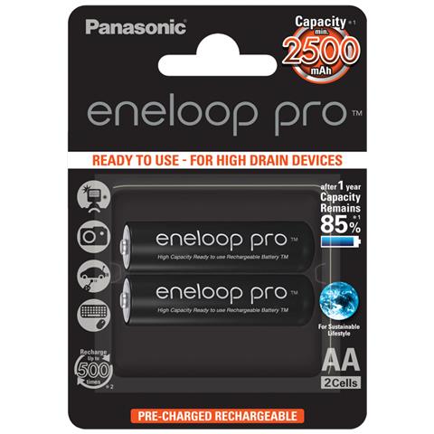1x2 Panasonic Pro Mignon AA 2500mAh - Foto 1