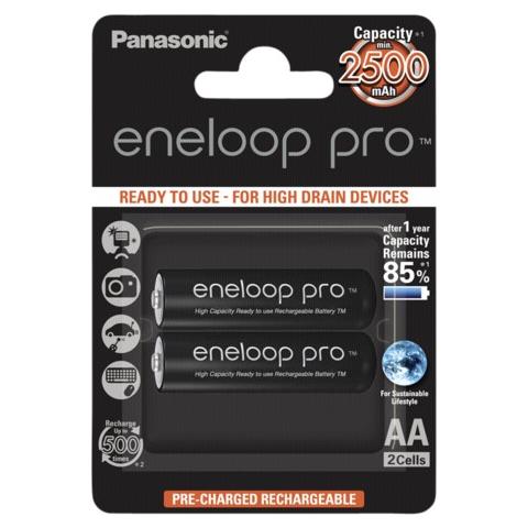 1x2 Panasonic Pro Mignon AA 2500mAh - Foto 2