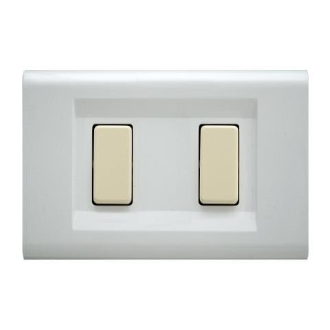 2582wh Placca 2f Bianca - Foto 1