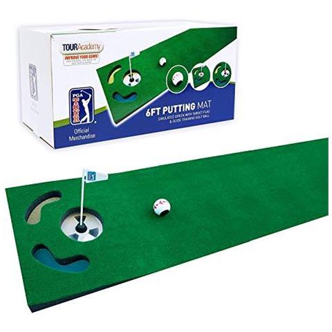 6ft Putting Mat Guida Sfera Strumento Di Allineamento E Dvd Di Formazione - Foto 1