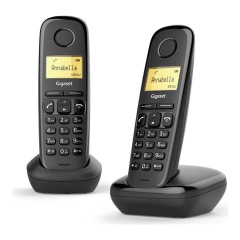 Cordless Duo A170 Analog / DECT colore Nero - Foto 3