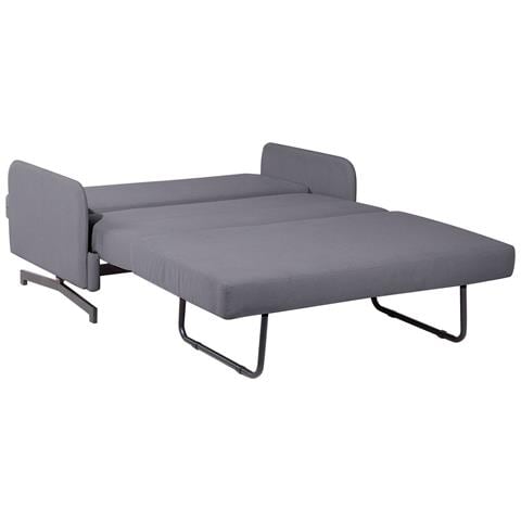 Divano Letto 2 Posti In Tessuto Grigio Belfast - Foto 33