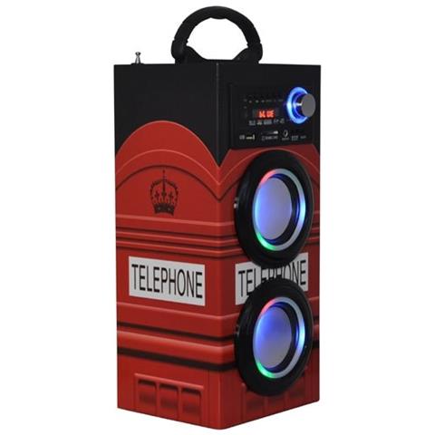 Ts-79r Bt-usb-sd-aux Bluetooth 2.1 H. 33cm Luci Disco On-off Batteria Ricaricabile - Foto 2