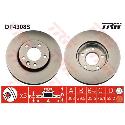 Disco Freno Df4308s Unitai - Foto 2