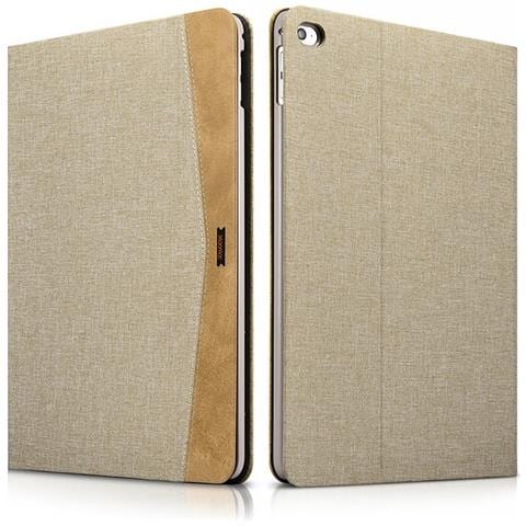 Custodia Folio Per Ipad 2 Air In Tessuto E In Pelle Serie Erudizione Grey - Foto 1