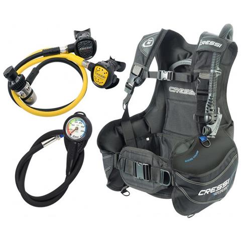 Start Scuba Set Din 13 Taglia L Jacket Start: 1° Stadio Ac2, 2° Stadio Compact, Octopus Compact, Mini Manometro Taglia L - Foto 1