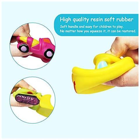 Bagno Di Giocattoli Acquatici Bagno Di Veicoli Giocattoli (8pcs) Baby Molli Bath Time Giocattoli Vasca Da Bagno Learning Auto Giocattoli E Vasca Da Bagno Camion Giocattoli Per I Pi Piccoli - Foto 2