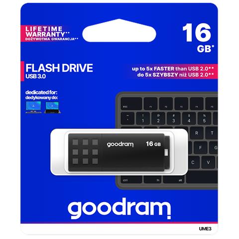 Ume3 Ume3-0160k0r11 Chiavetta Usb (16 Gb; Usb 3.0; Nera) - Foto 1