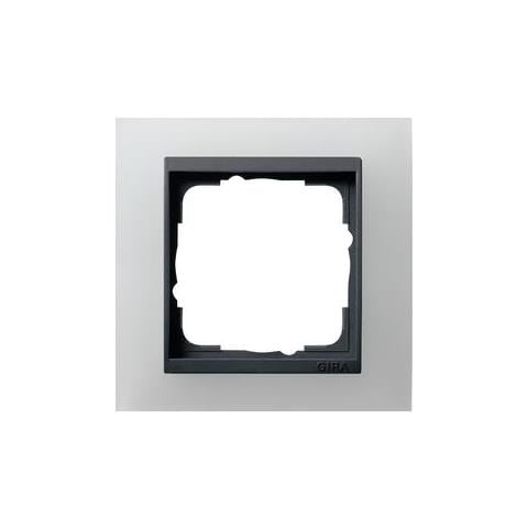 Event Opak Antracite, Bianco Placca Per Interruttori E Coperchio Per Presa - Foto 1