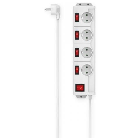 00223121 Prolunghe E Multiple 1,4 M 4 Presa (e) Ac Interno Bianco - Foto 1