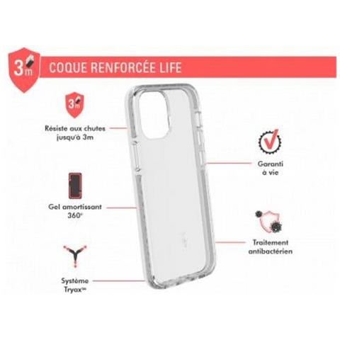 Cover Rinforzata Per Iphone 12 Pro Max Life, Trasparente - Foto 2