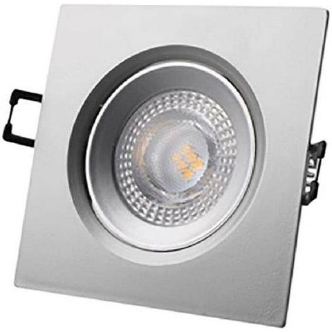 Faretto LED da Incasso Quadrato 5W 3200K - Foto 1