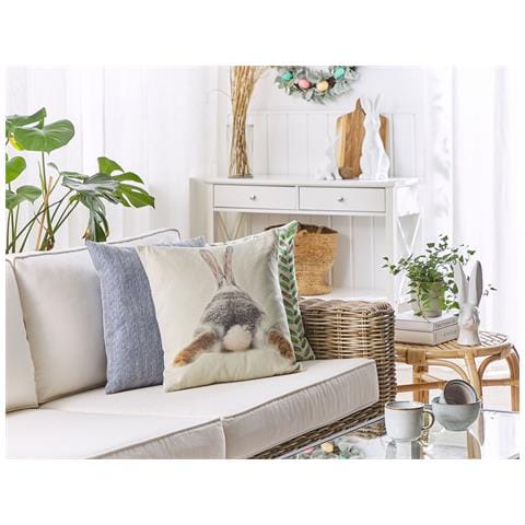 Set Di 2 Cuscini Buxus 45 X 45 Cm Tortora - Foto 1