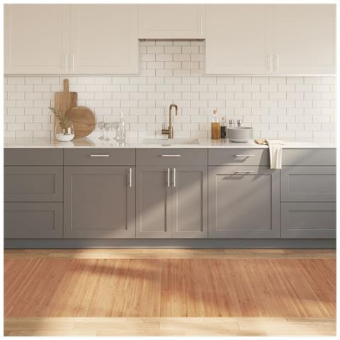 Tappeto Rettangolare Naturale 100x400 Cm In Bambù - Foto 1