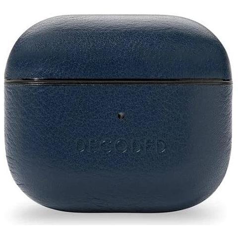 Cover Per Apple Airpods 3 In Vera Pelle, Blu Marine - Foto 1