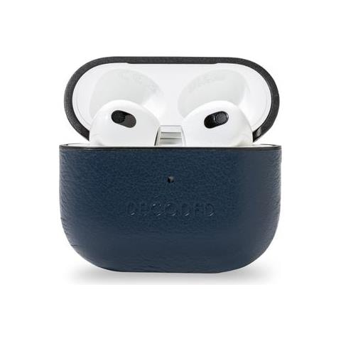 Cover Per Apple Airpods 3 In Vera Pelle, Blu Marine - Foto 4