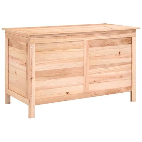 Scatola Cuscini Da Esterno 99x50x56,5 Cm Legno Massello Abete - Foto 2