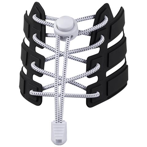 Lacci Elastici Senza Cravatta 110 Cm 1 Paio White - Foto 1