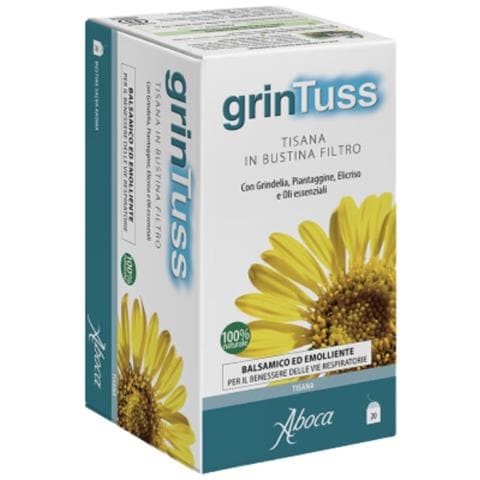 Grintuss Tisana In Bustina Per Il Benessere Delle Vie Respiratorie 20 Bustine Filtro - Foto 1