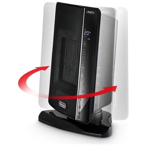 Termoventilatore da pavimento Potenza 2400 w Colore nero - Foto 2