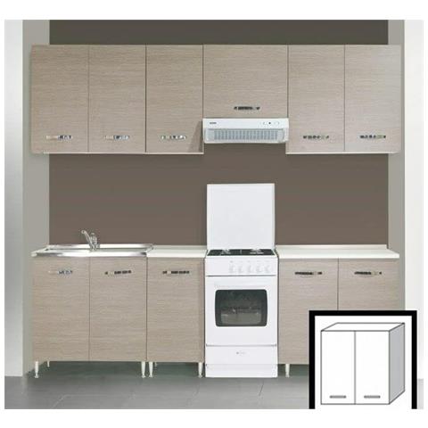 Mobile Mobiletto Da Muro /parete Pensile Per Cucina Componibile Olmo (72x32 X40) - Foto 2