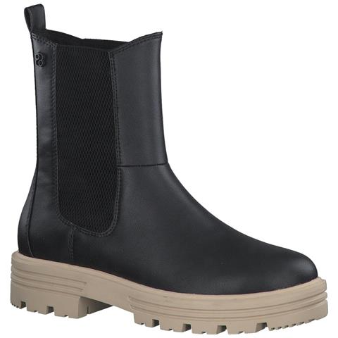 Black Casual Closed Booties Stivaletti Sintetico E Tessile Scarpe Donna Nero Eu 40, 5-25411-39 001 - Foto 2