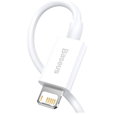 Cavo Di Ricarica E Trasferimento Fast Usb-lightning 2.4a 1,5m, Bianco - Foto 2