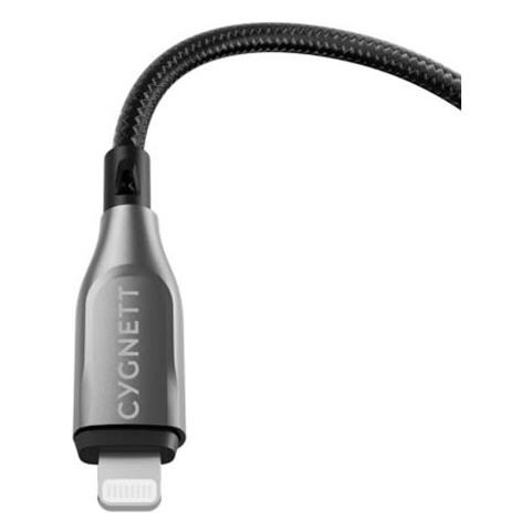 Cavo Di Ricarica E Sincronizzazione Blindato Da Lightning A Usb-c 30w 1m, Nero - Foto 2