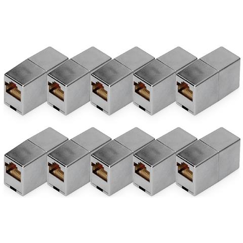 Accoppiamento modulare RJ45 CAT 5e, classe D - 10 pezzi - Foto 1