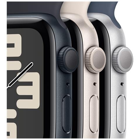 Watch SE OLED 44 mm Digitale 368 x 448 Pixel Touch screen Argento Wi-Fi GPS (satellitare) - Foto 2