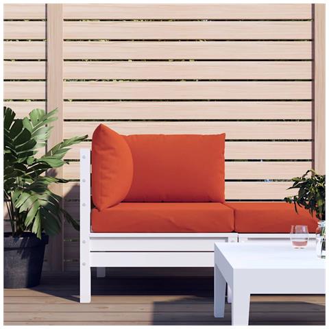 Cuscini Per Pallet 3 Pz Rosso Vino Mélange In Tessuto - Foto 3