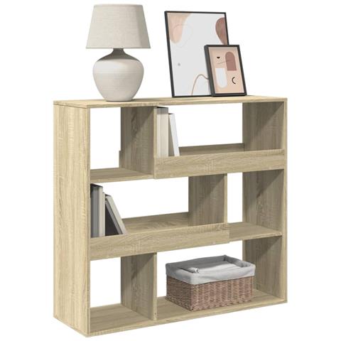 Libreria Rovere Sonoma 100x33x94,5 Cm In Truciolato - Foto 3