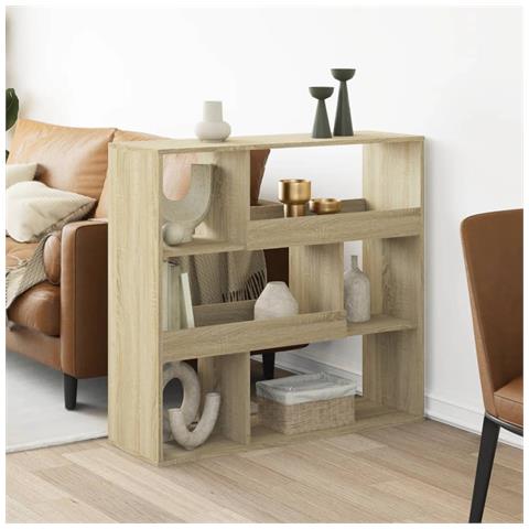 Libreria Rovere Sonoma 100x33x94,5 Cm In Truciolato - Foto 1