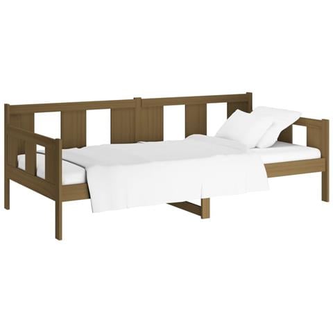 Lusso Casadino -  Dormeuse Ambra In Legno Massello Di Pino 90x200 Cm - Foto 2