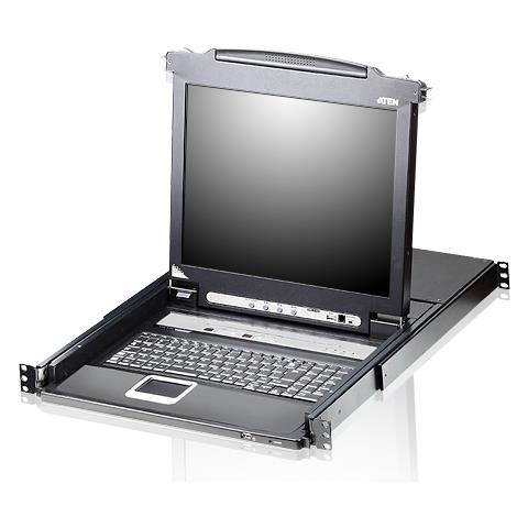 CL5708M-ATA-GG console a rack 43,2 cm (17") Nero 1U - Foto 1
