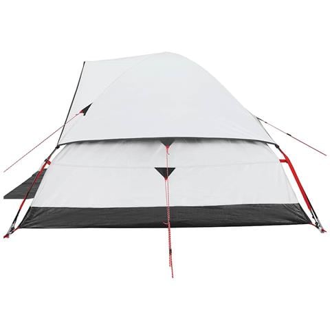 Tenda Familiare a Cupola 6 Persone Bianca Tessuto Impermeabile - Foto 8