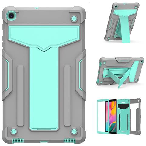 Custodia Per Samsung Galaxy Tab S8+/s7 Fe/s7+ 12.4"" Con Supporto Grigio - Foto 2