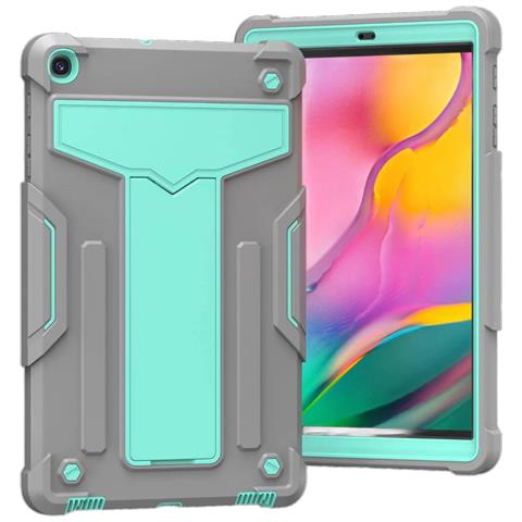 Custodia Per Samsung Galaxy Tab S8+/s7 Fe/s7+ 12.4"" Con Supporto Grigio - Foto 1