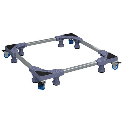 Base per lavatrice Grigio 66 x 66 x 12 cm Metallo - Foto 1