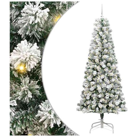 Albero di Natale Artificiale con Rami Pieghevoli 210 cm - Foto 1