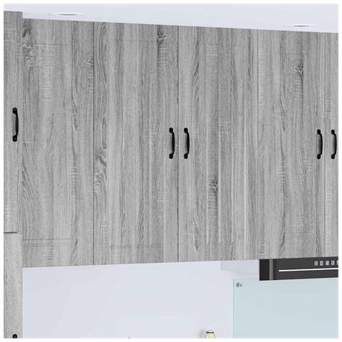 Mobile da cucina con lo scaffale Grigio Sonoma 80 x 31 x 100 cm - Foto 2