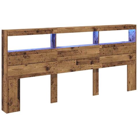 Testiera Legno vecchio 220 x 17 x 102 cm Legno multistrato - Foto 1