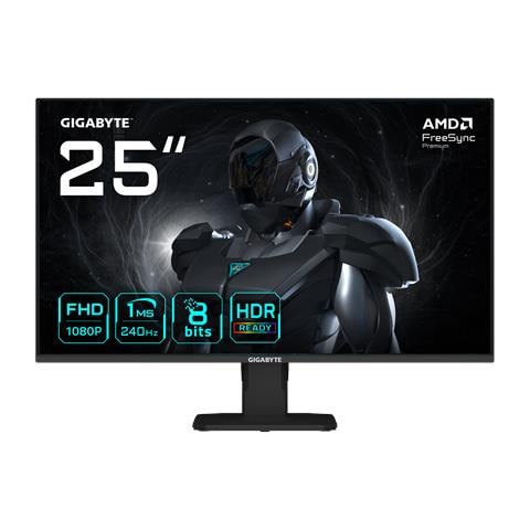 GS25F2A Monitor Gaming 25" FHD - 1920 x 1080, 240Hz, 1ms, 300 cd /m², Display HDR 10, HDMI 2.0, DisplayPort 1.4 - Foto 2