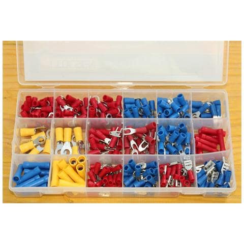 Kit Connettori Elettrici E Terminali A Crimpare - 300 Pezzi - Foto 1