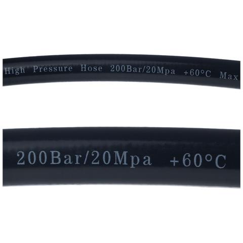 Tubo Alta Pressione 15m Quick Connect - Nylon E Pvc, 200 Bar, 60°c | Compatibile Con Idropulitrici Bosch Aqt, Easy Aquatak, Advance Aquatak - Foto 2