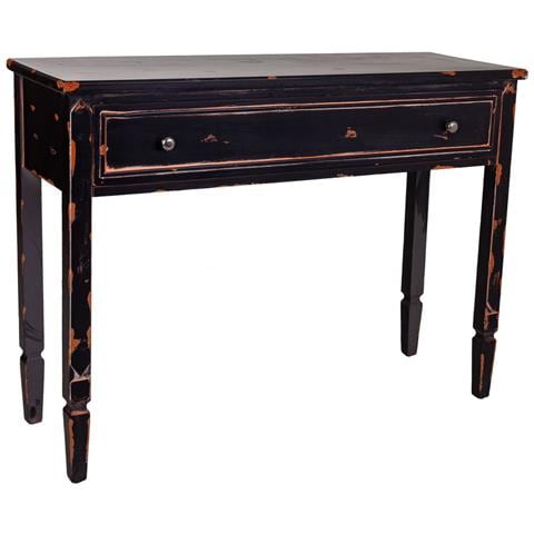 Mobile Da Ingresso In Legno Nero 112x38x82h - Foto 1