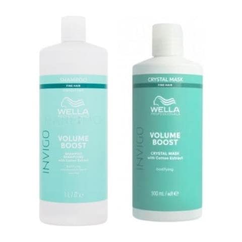 Set Invigo Volume Boost: Shampoo 1000 Ml + Maschera 500 Ml - Foto 1