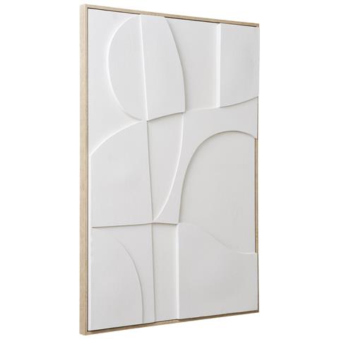 Quadro Decorativo 3d Madeline No. 2 In Bianco 60x90 Cm - Foto 2