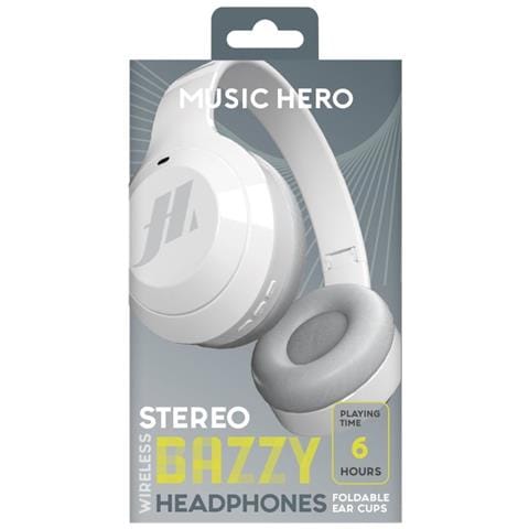 Cuffia wireless bianca microfono Auricolare A Padiglione Musica e Chiamate USB tipo-C Bianco - Foto 2